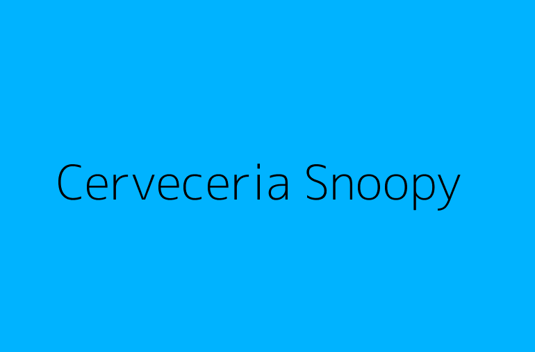 Cerveceria Snoopy